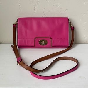 Kate Spade bright pink cross body bag